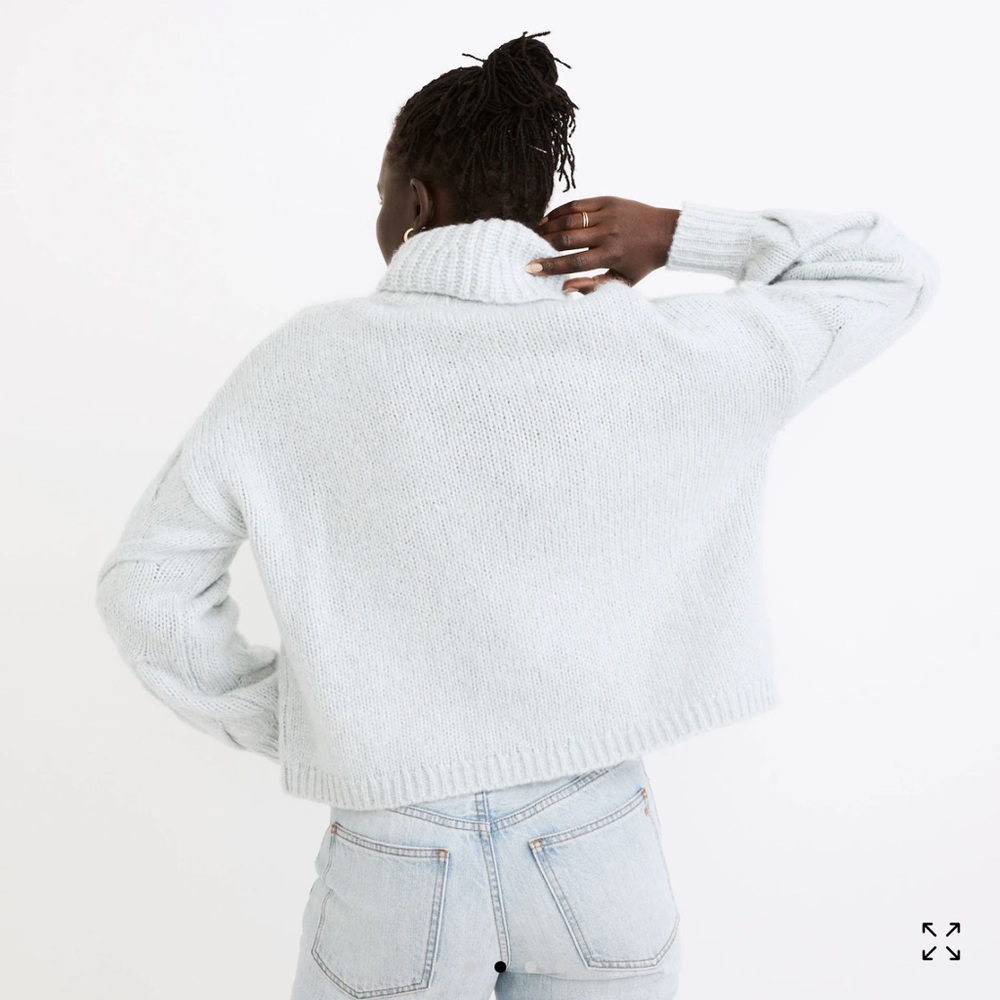 Madewell turtleneck sweatshirt long sleeve - Picture 4 of 9